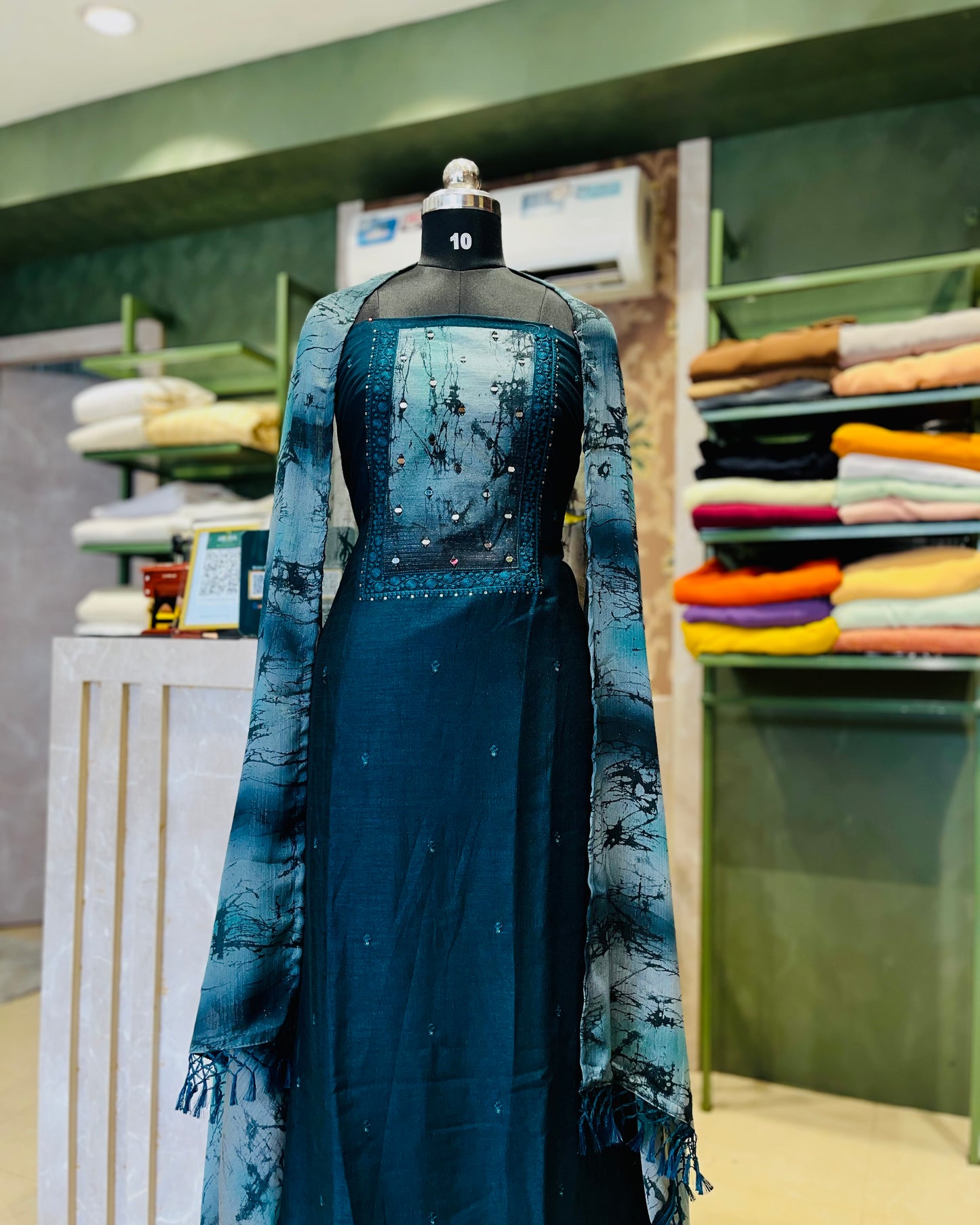 Unstitched Salwar Set