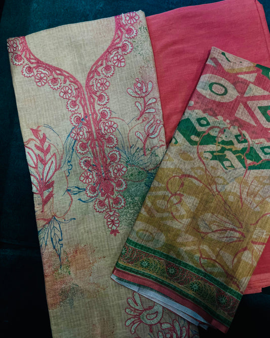 Unstitched Salwar Set