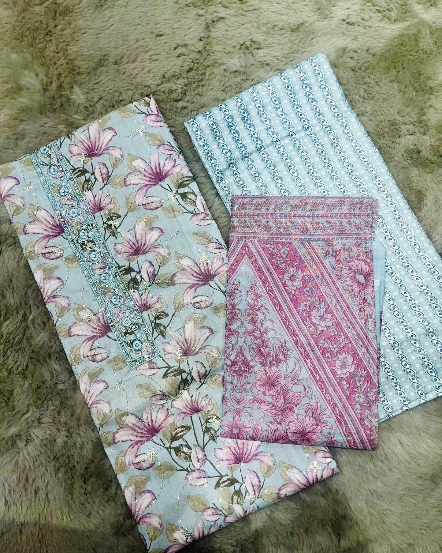 Unstitched Salwar Set