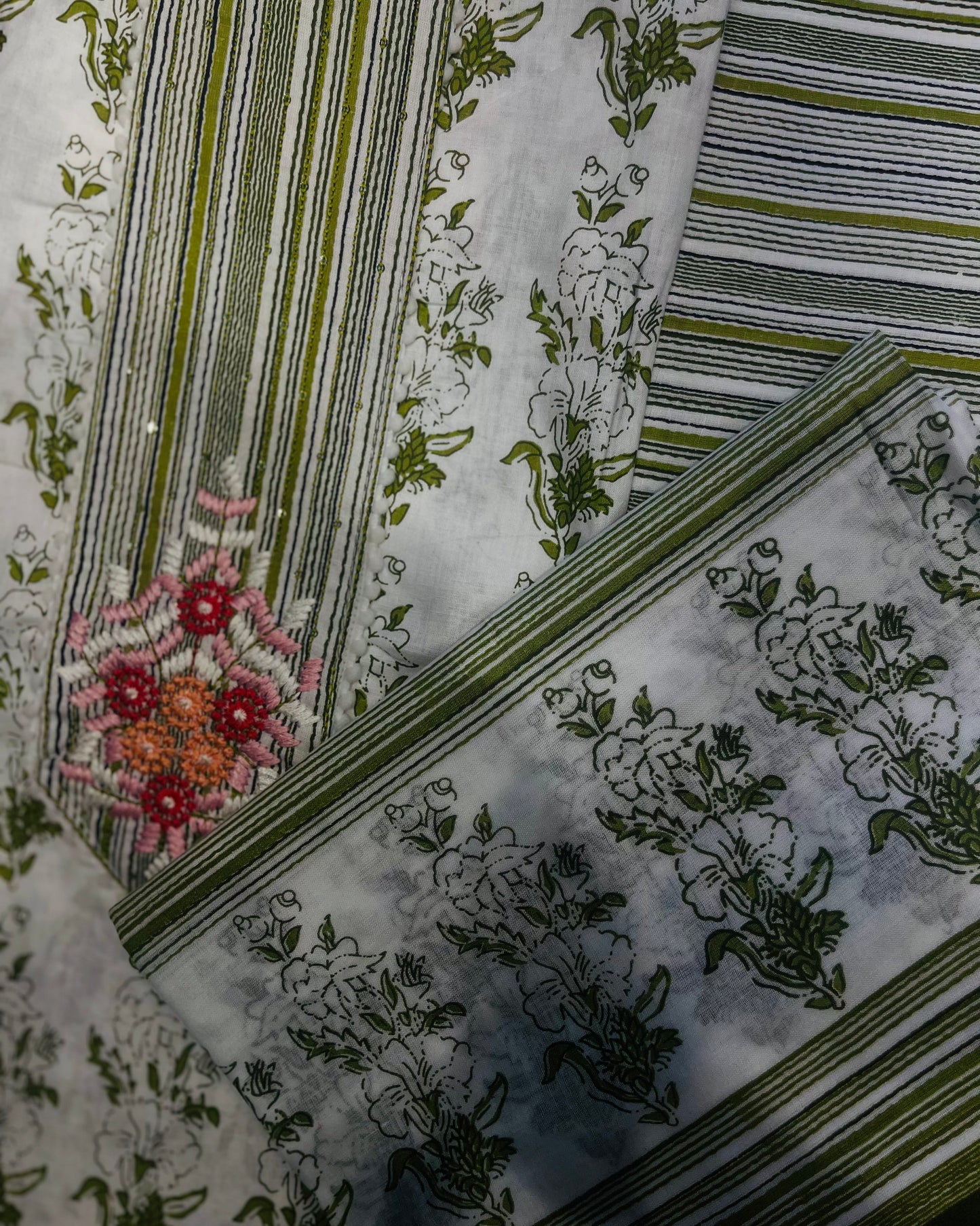 Unstitched Salwar Set