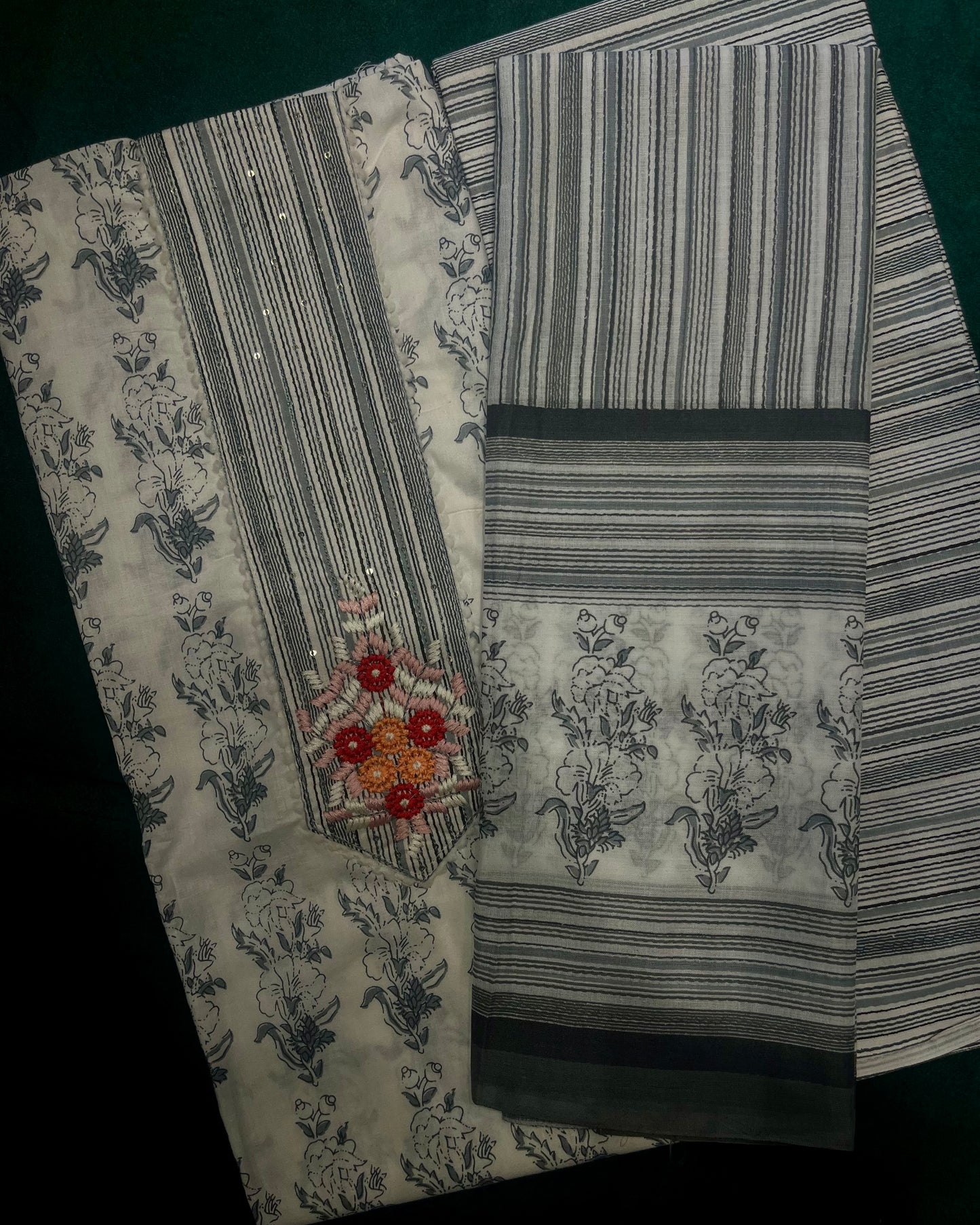 Unstitched Salwar Set