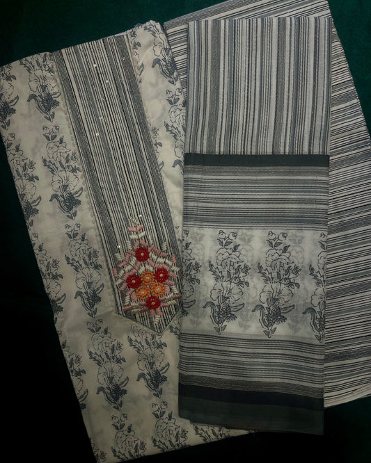 Unstitched Salwar Set