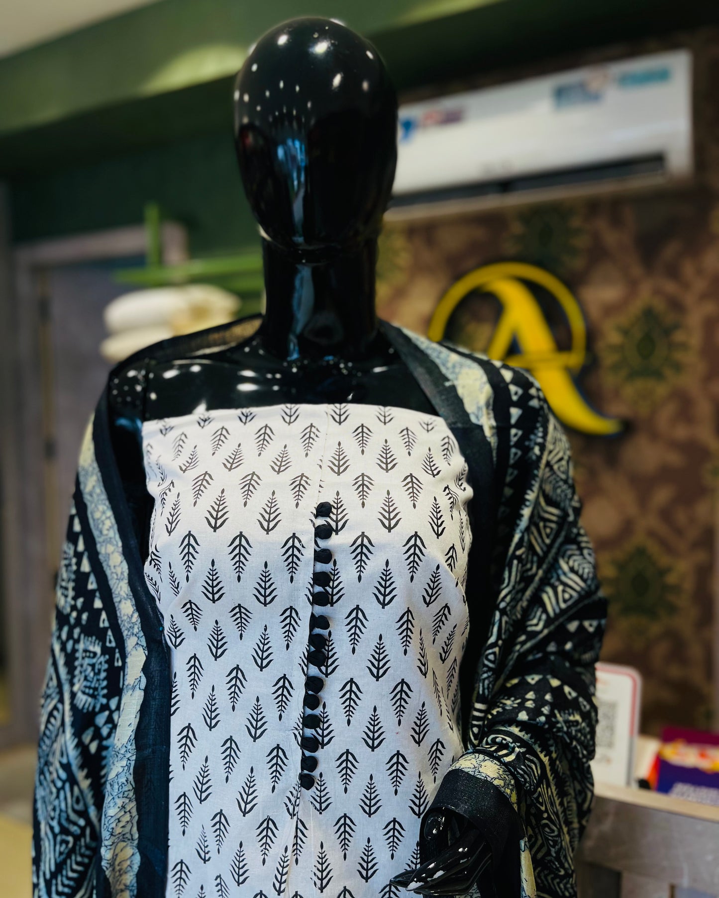 Unstitched Salwar Set