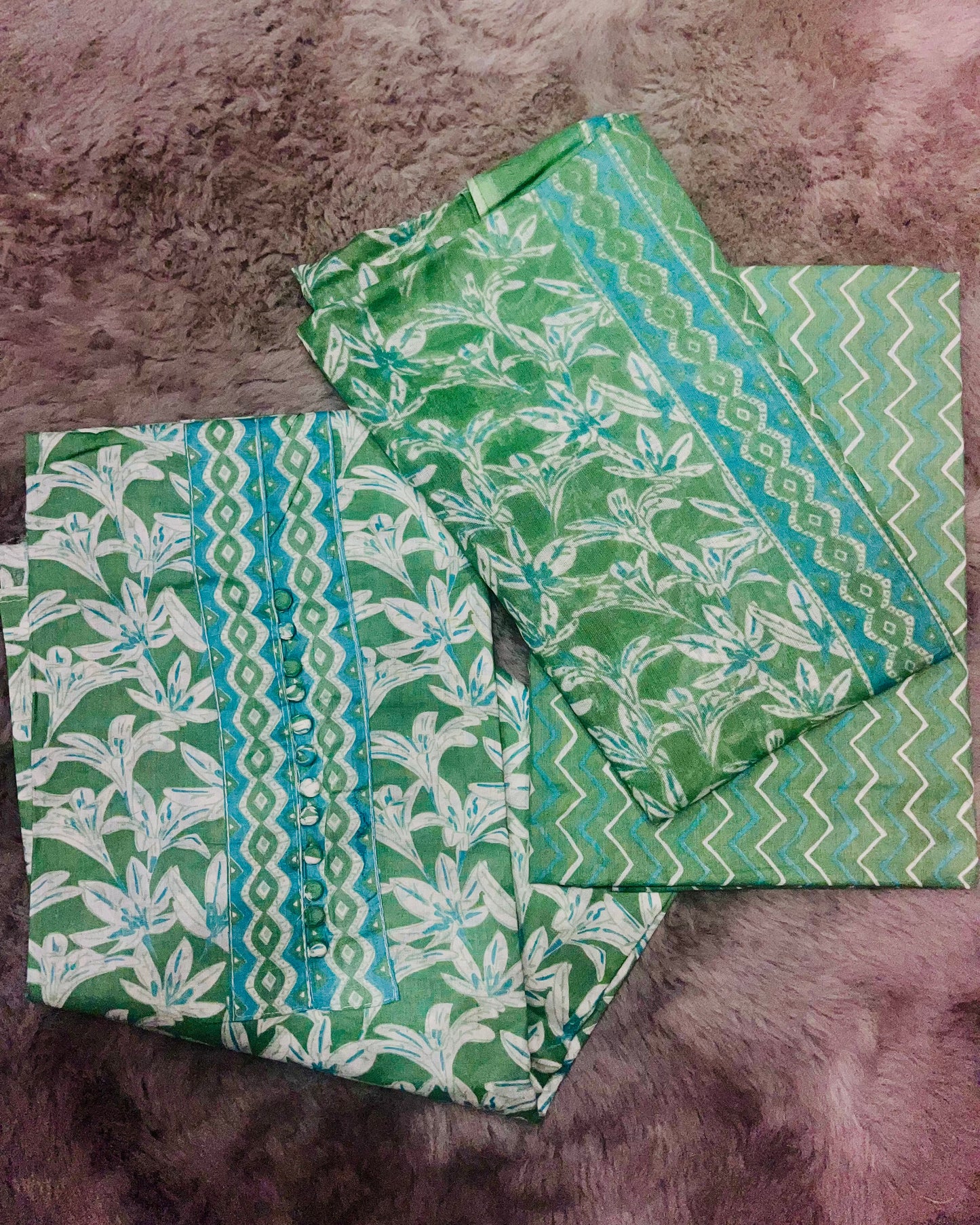 Unstitched Salwar Set