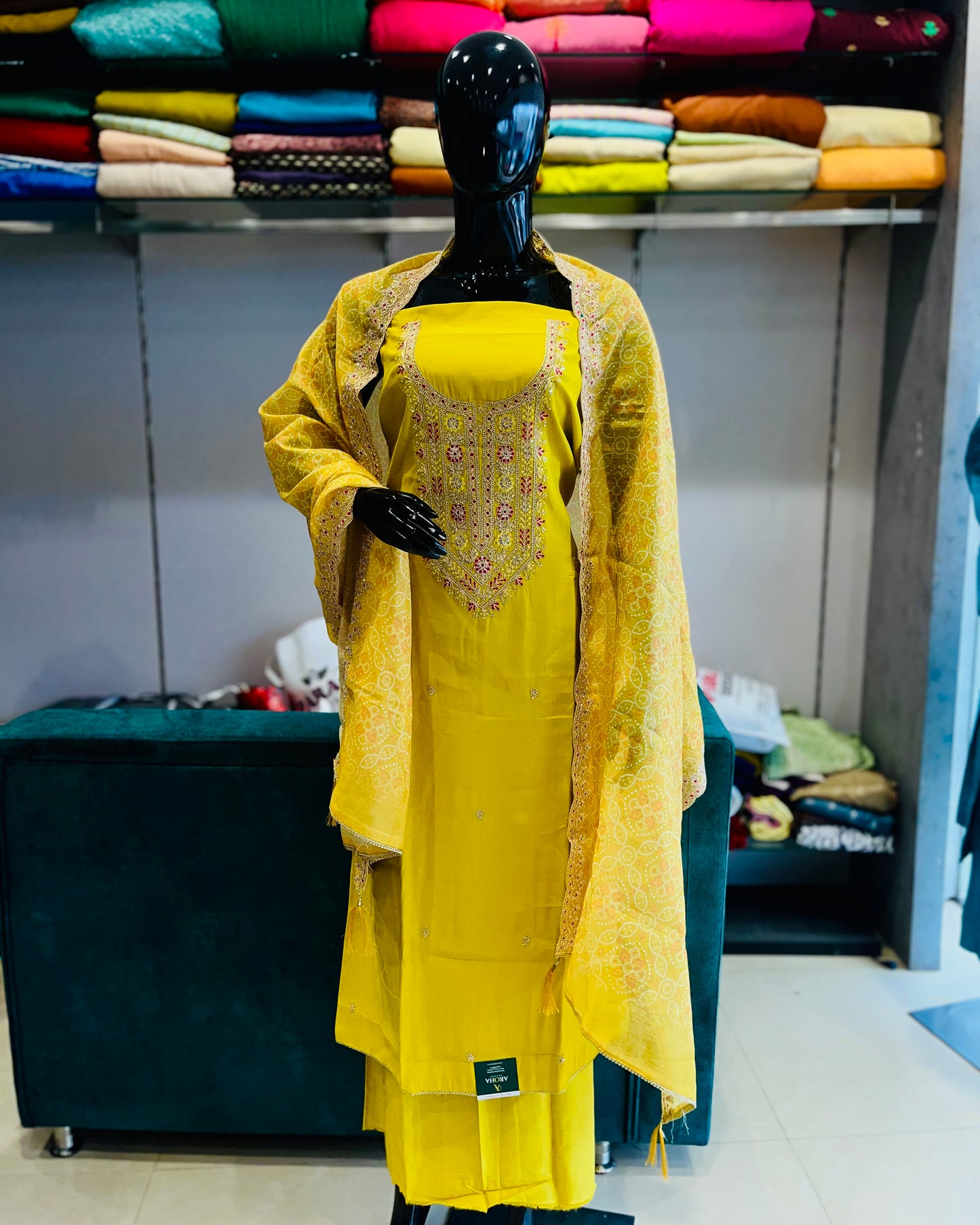 Unstitched Salwar Set