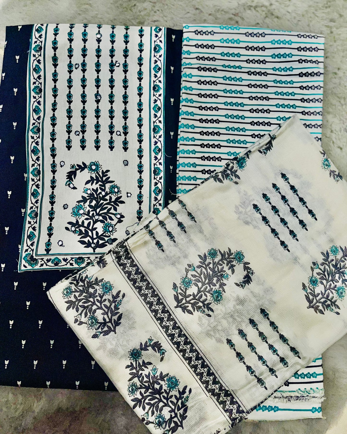 Unstitched Salwar Set