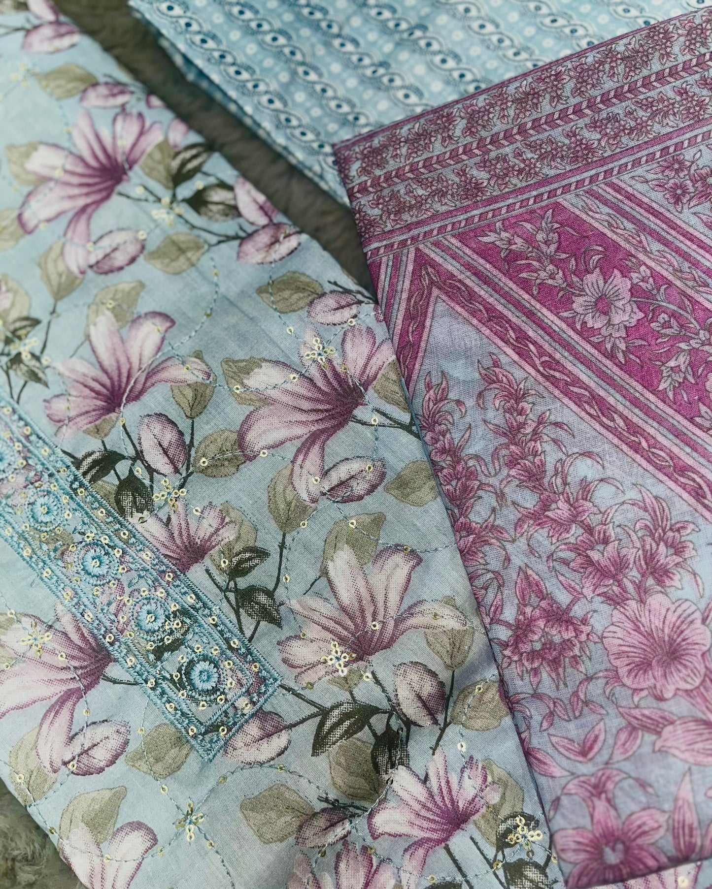 Unstitched Salwar Set