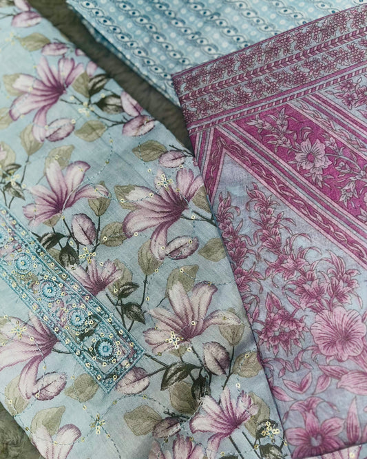 Unstitched Salwar Set