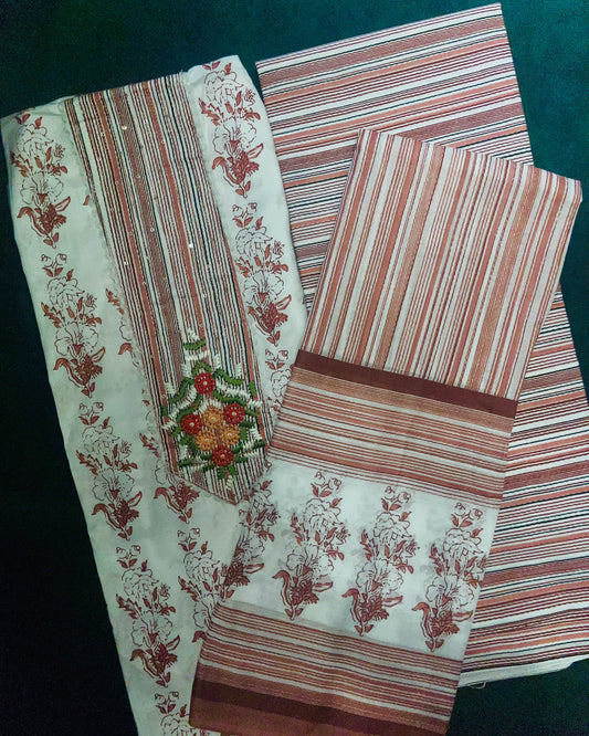 Unstitched Salwar Set