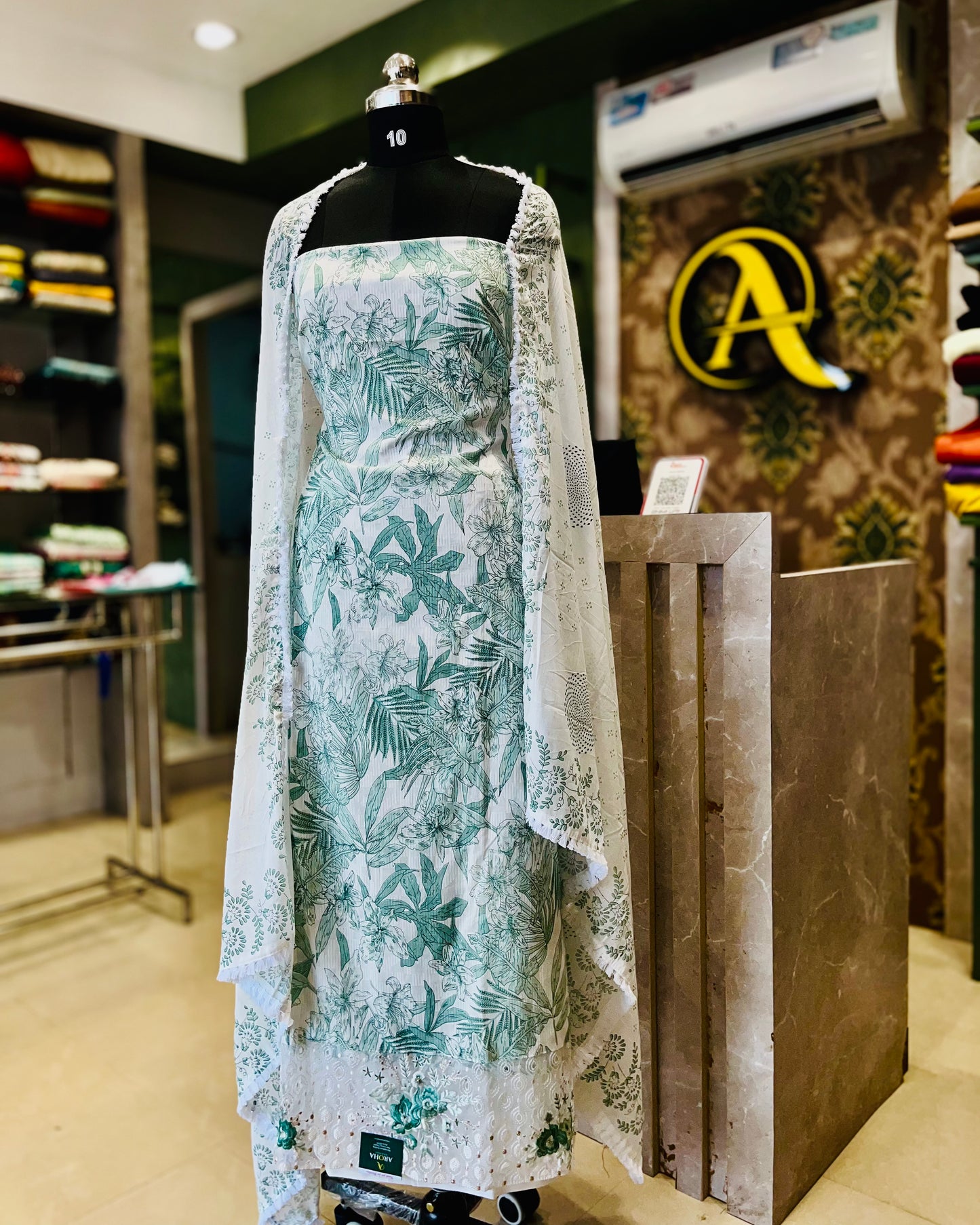 Unstitched Salwar Set