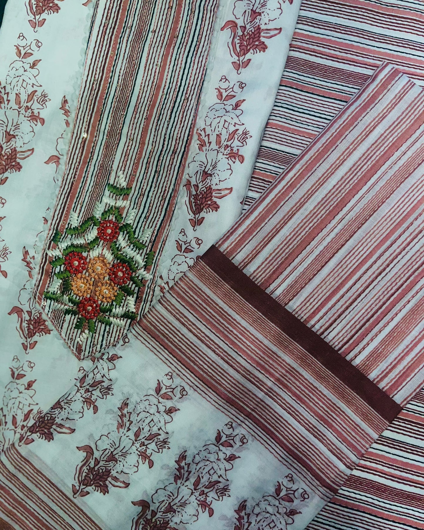 Unstitched Salwar Set