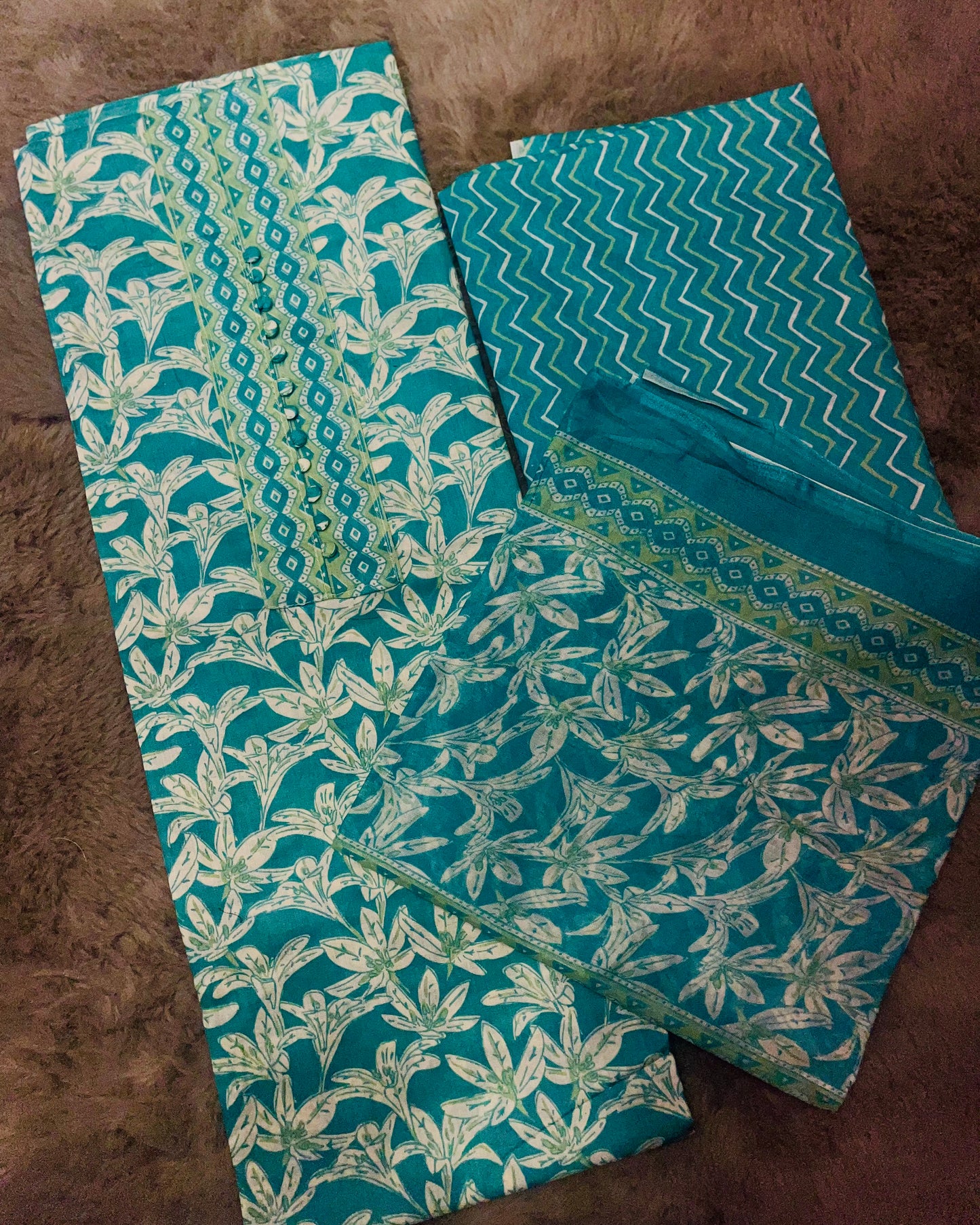 Unstitched Salwar Set