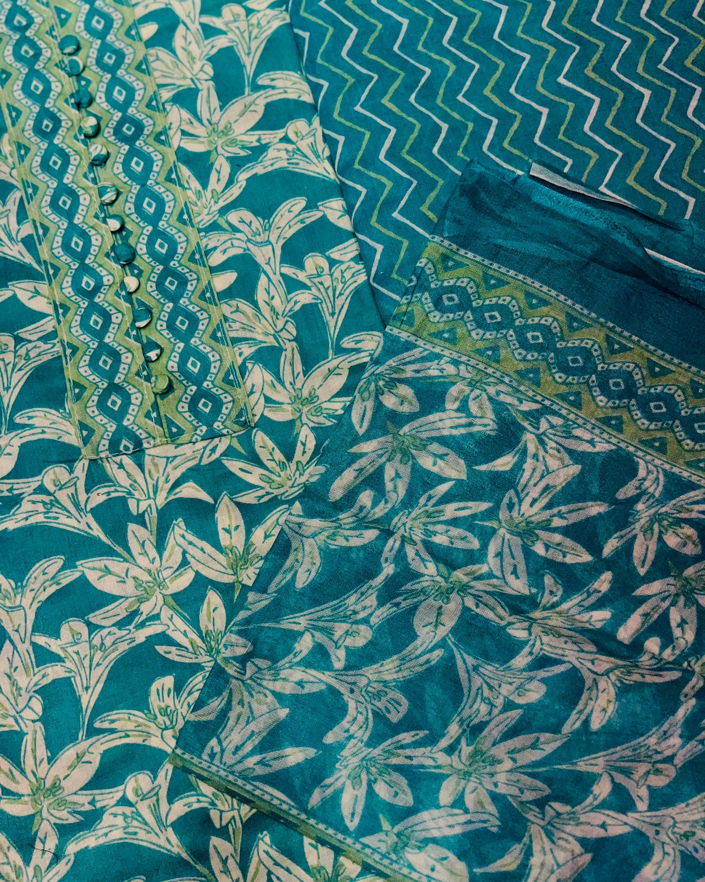 Unstitched Salwar Set