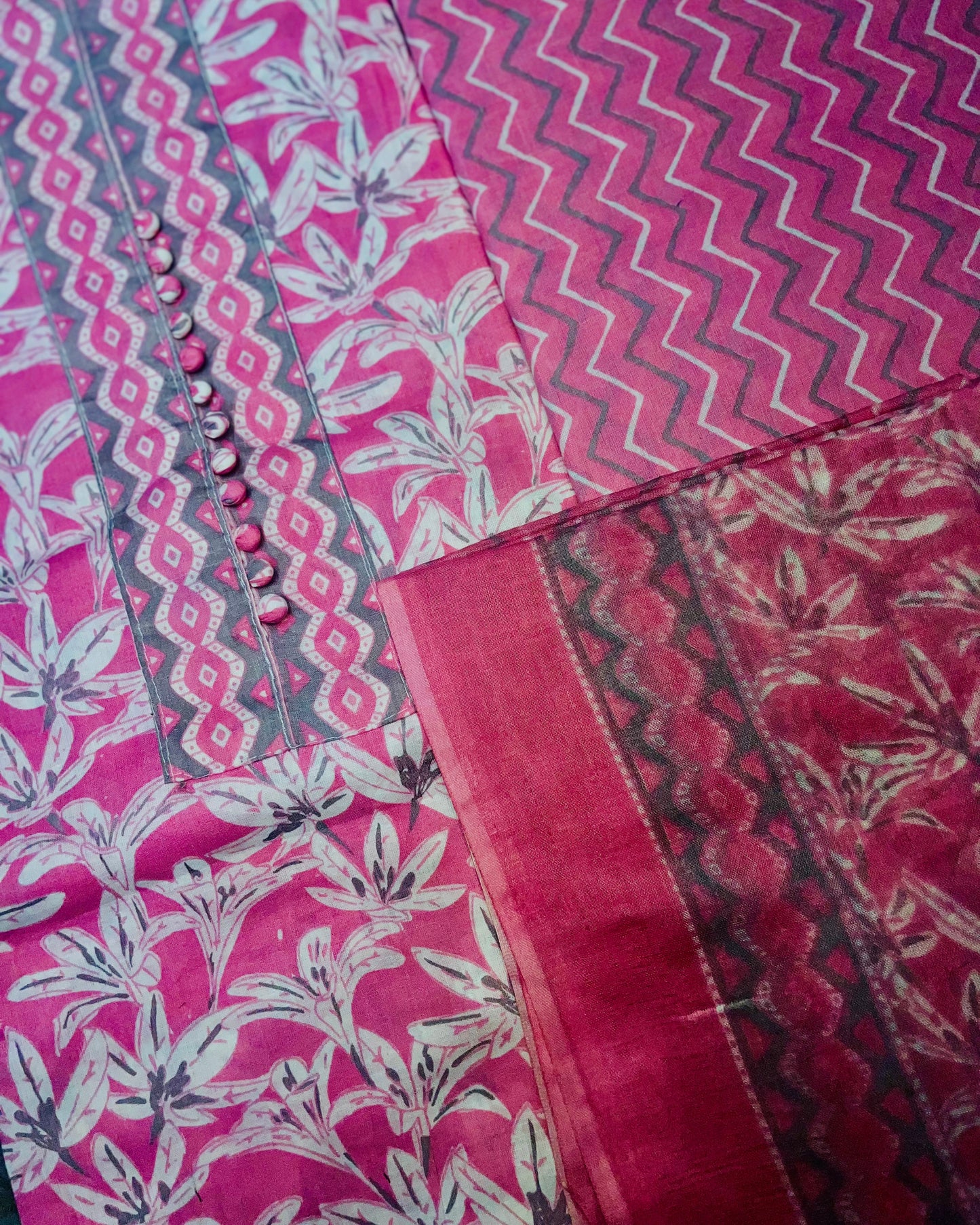 Unstitched Salwar Set